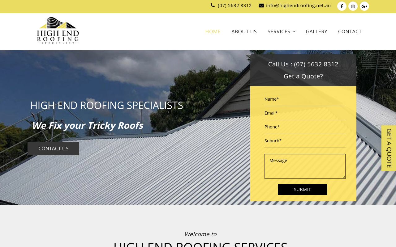 High End Roofing - Roof Repairs | Colorbond | Metal Roofing Gold Coast