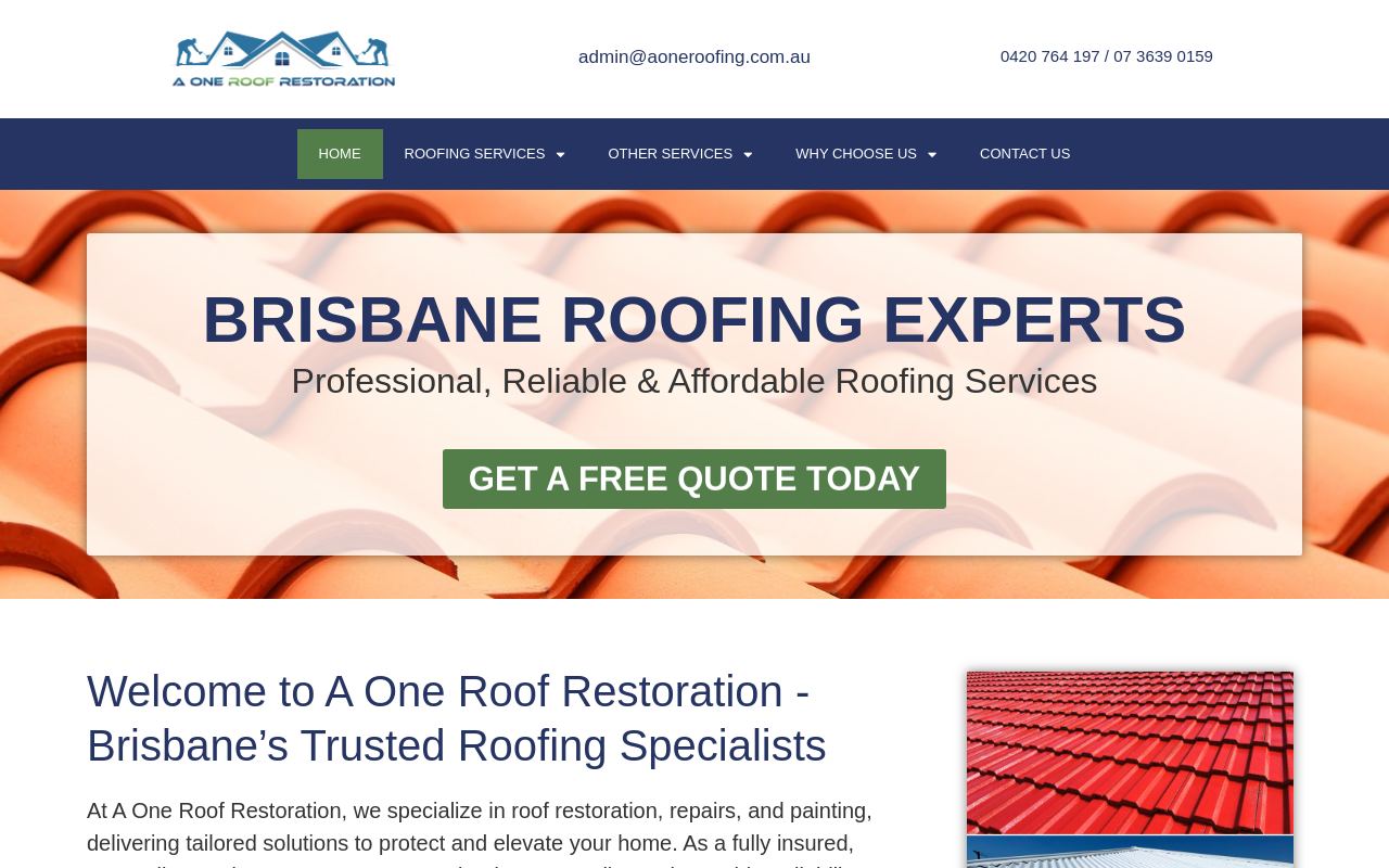 A One Roof Restoration