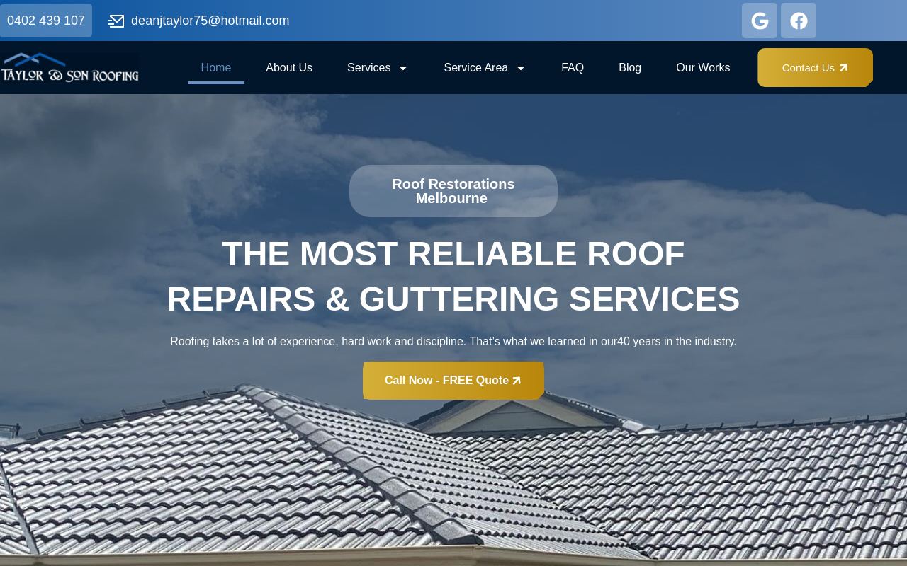 Taylor & Son Roofing