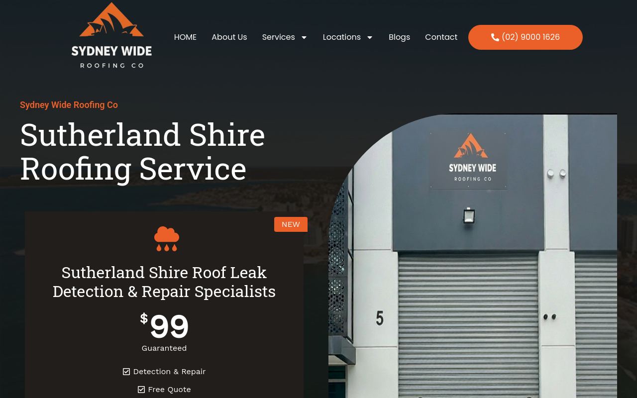 Sydney Wide Roofing Co - website