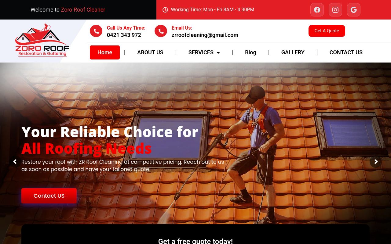 Zoro Roof restoration | Roof repair Sunshine west | New Gutter replacement Sunshine West | roof cleaning