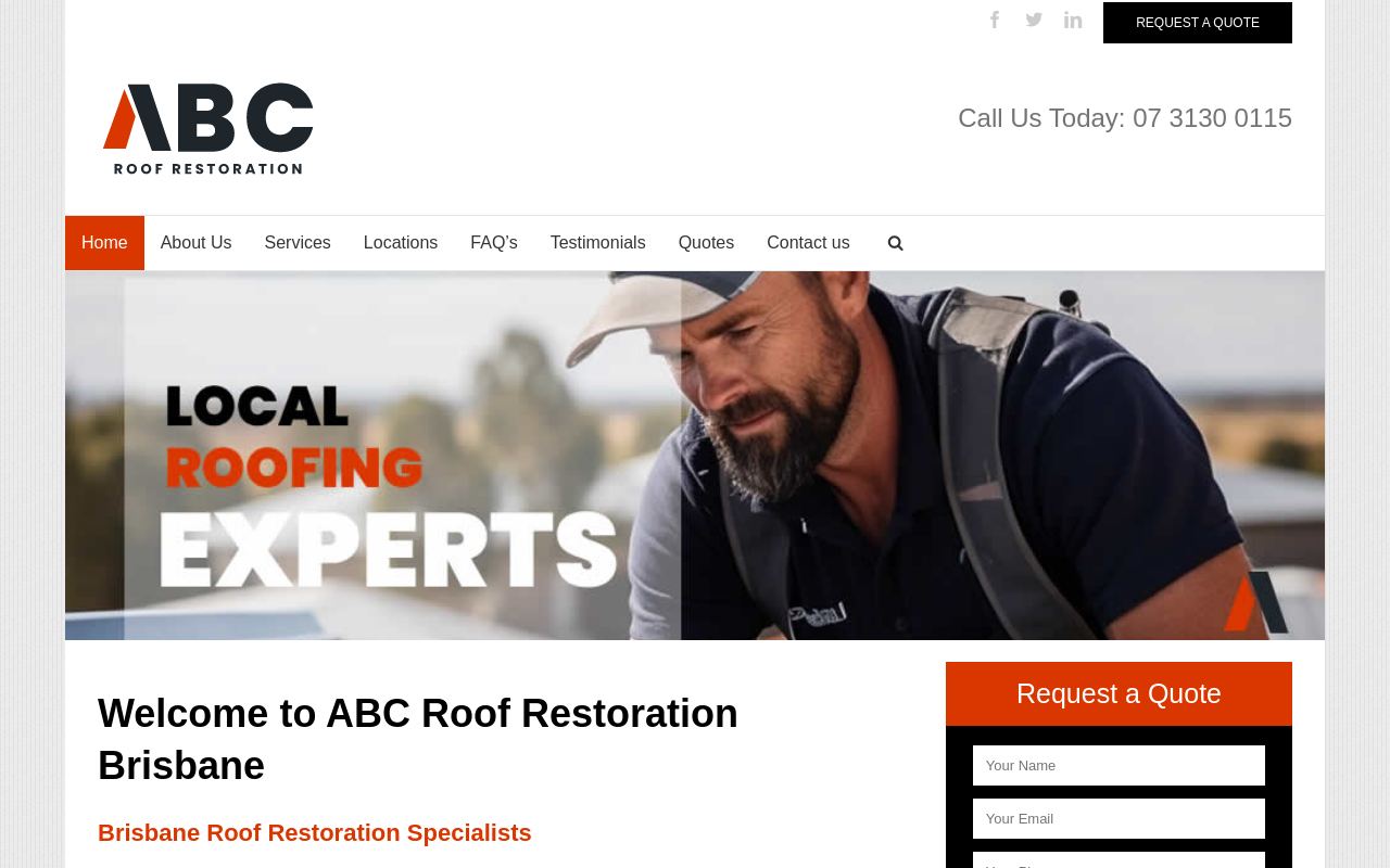ABC Roof Restoration Brisbane website