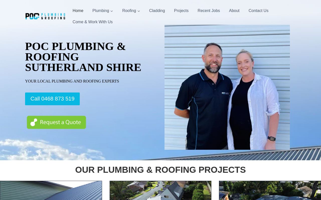 POC Plumbing & Roofing Sutherland Shire website