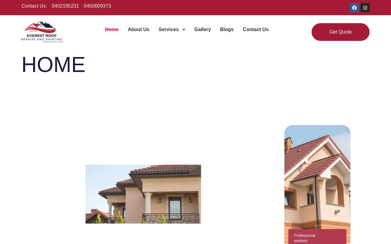 Everest Roof Repairs and Painting website