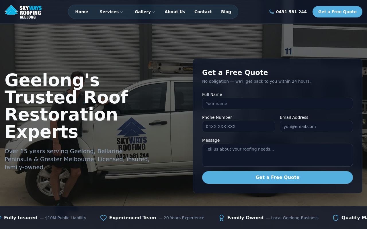Sky Ways Roofing Geelong