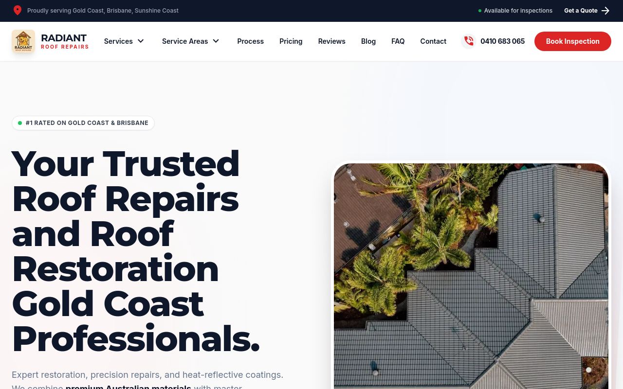 Radiant Roof Repairs Gold Coast