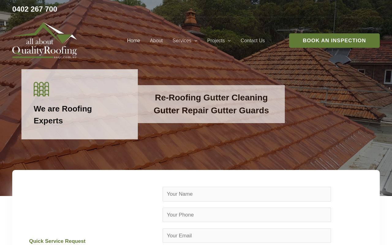 All about quality roofing (AAQR) website