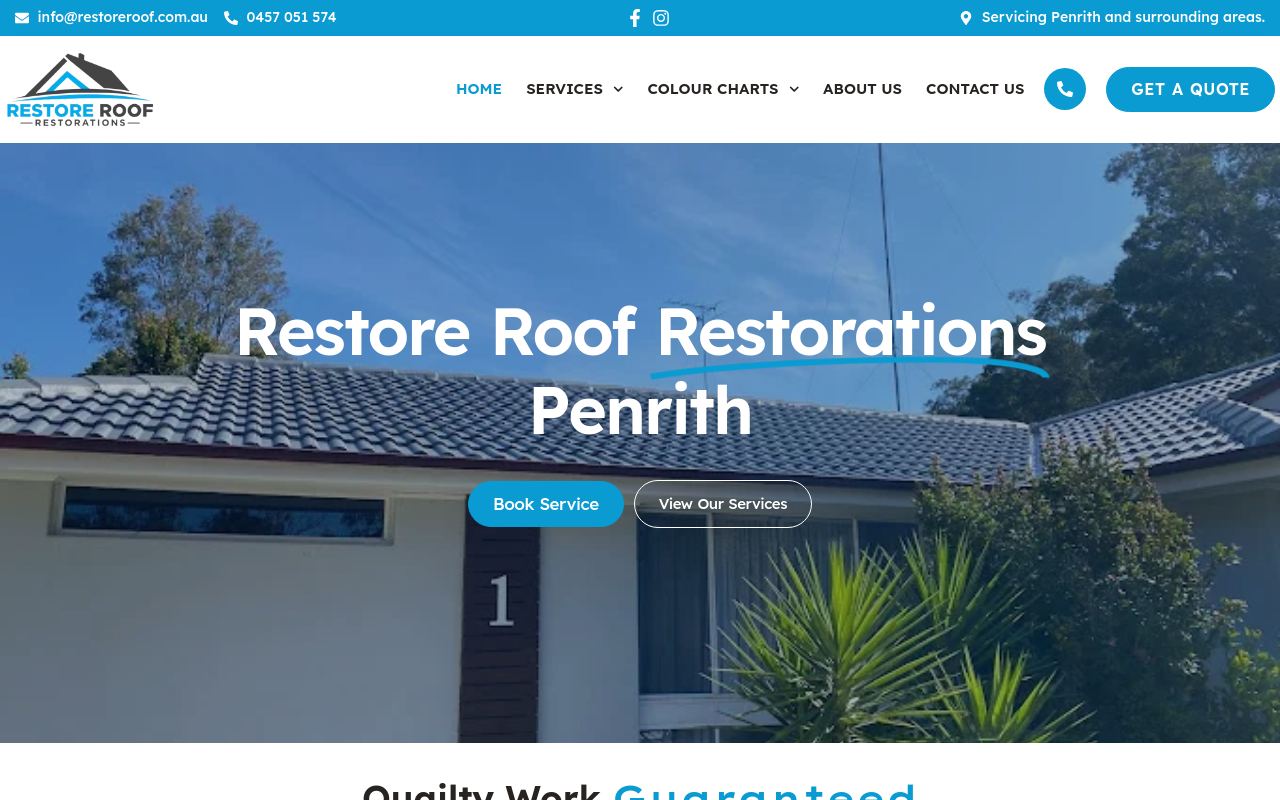 Restore Roof Restorations & Gutter Replacement & Tile To Metal Replacement website