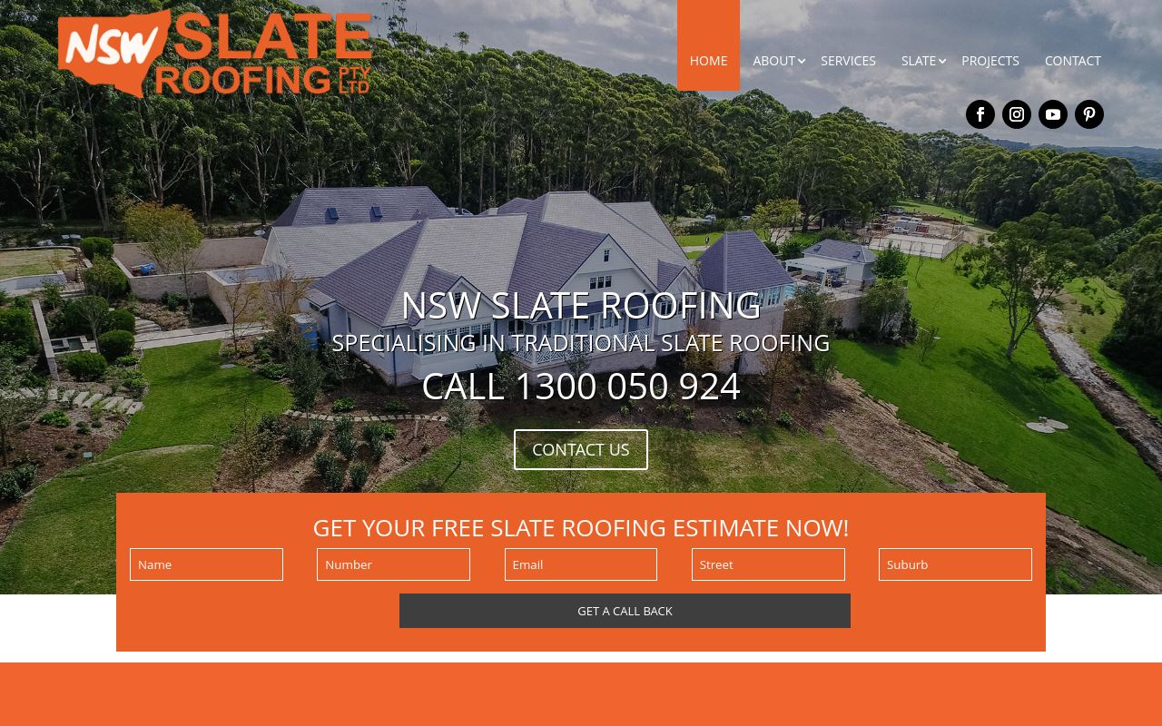 NSW Slate Roofing - Sydney website