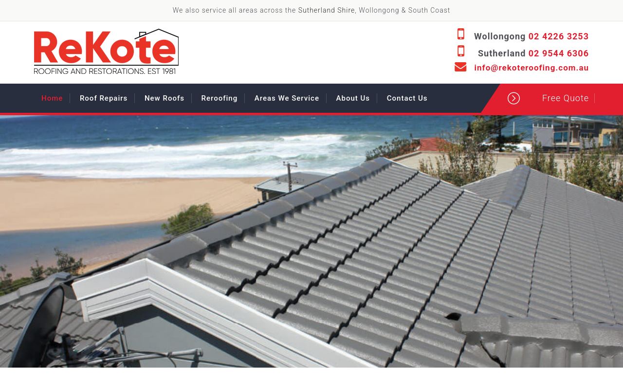 Rekote Roofing & Restoration Wollongong