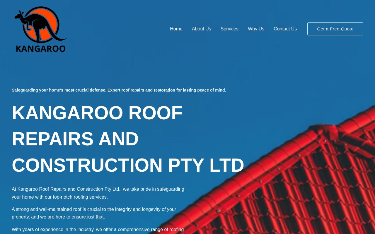 Kangaroo Roof Repairs & construction pty Ltd website