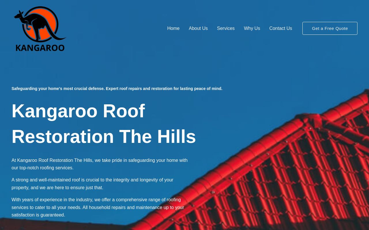Kangaroo Roof Restoration The hills website