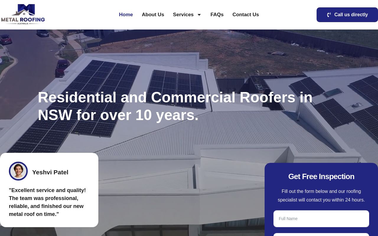 Metal Roofing Australia website